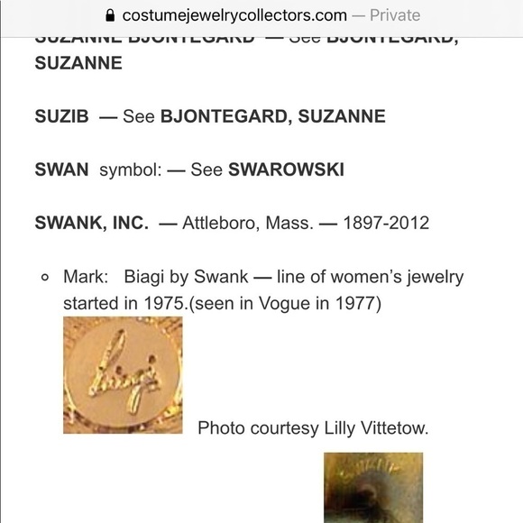 Vintage Biagi Piesces long necklace, gold tone cca.1970’s - Picture 9 of 9